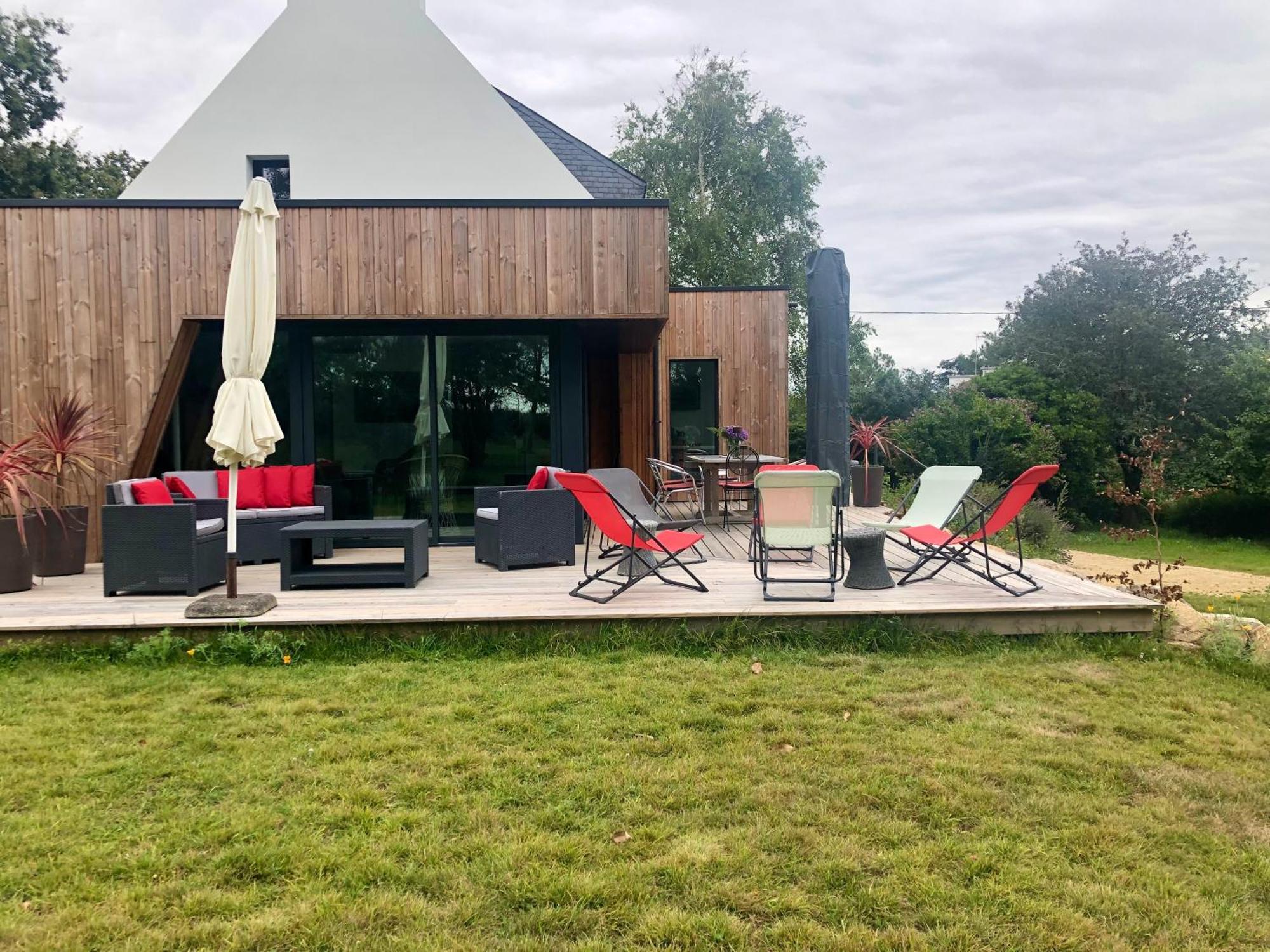 Villa Tidinghi, Plage De Rospico A Pied 内维兹 外观 照片